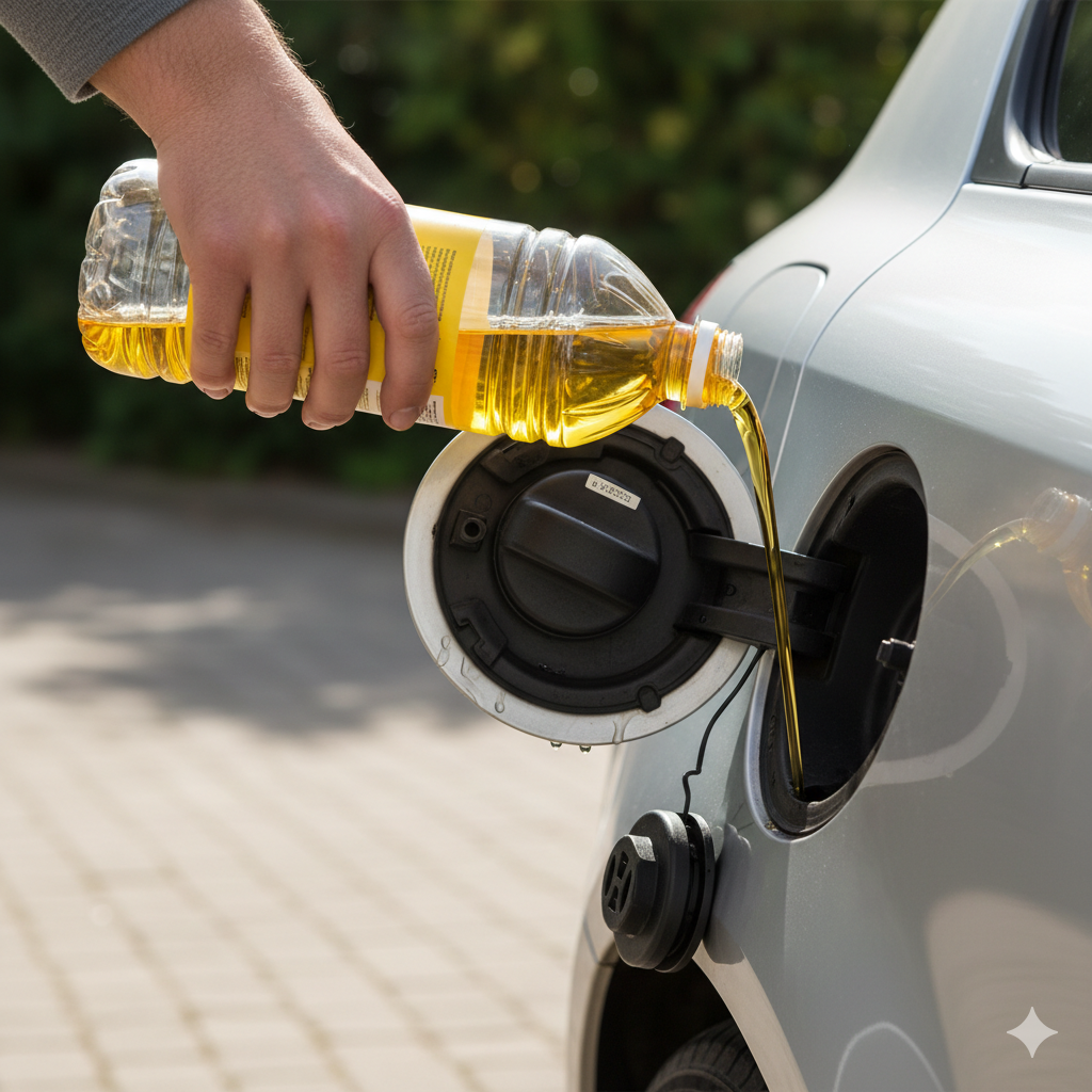 Jazda na oleju spożywczym