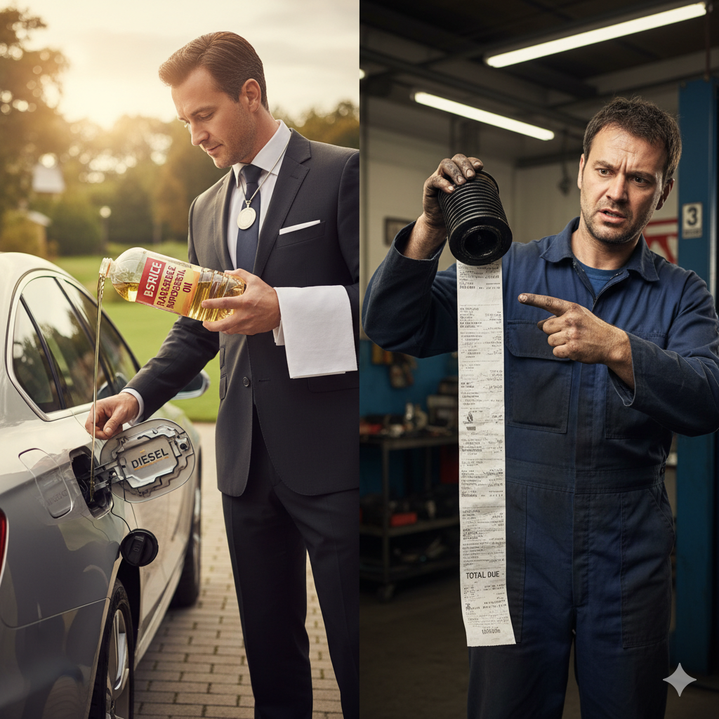 Jazda na oleju spożywczym